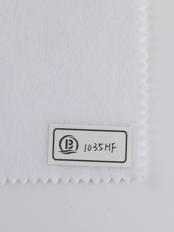 Polyester 1030HF Cut Away Brodery Backing Non Woven Fusible Hard Handfeeling Interlining